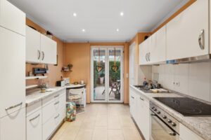 Die Küche im Erdgeschoss