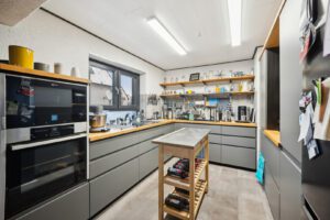 Die Küche im Erdgeschoss