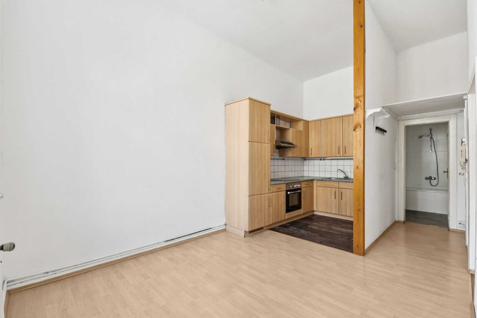 Der Essbereich mit Küche