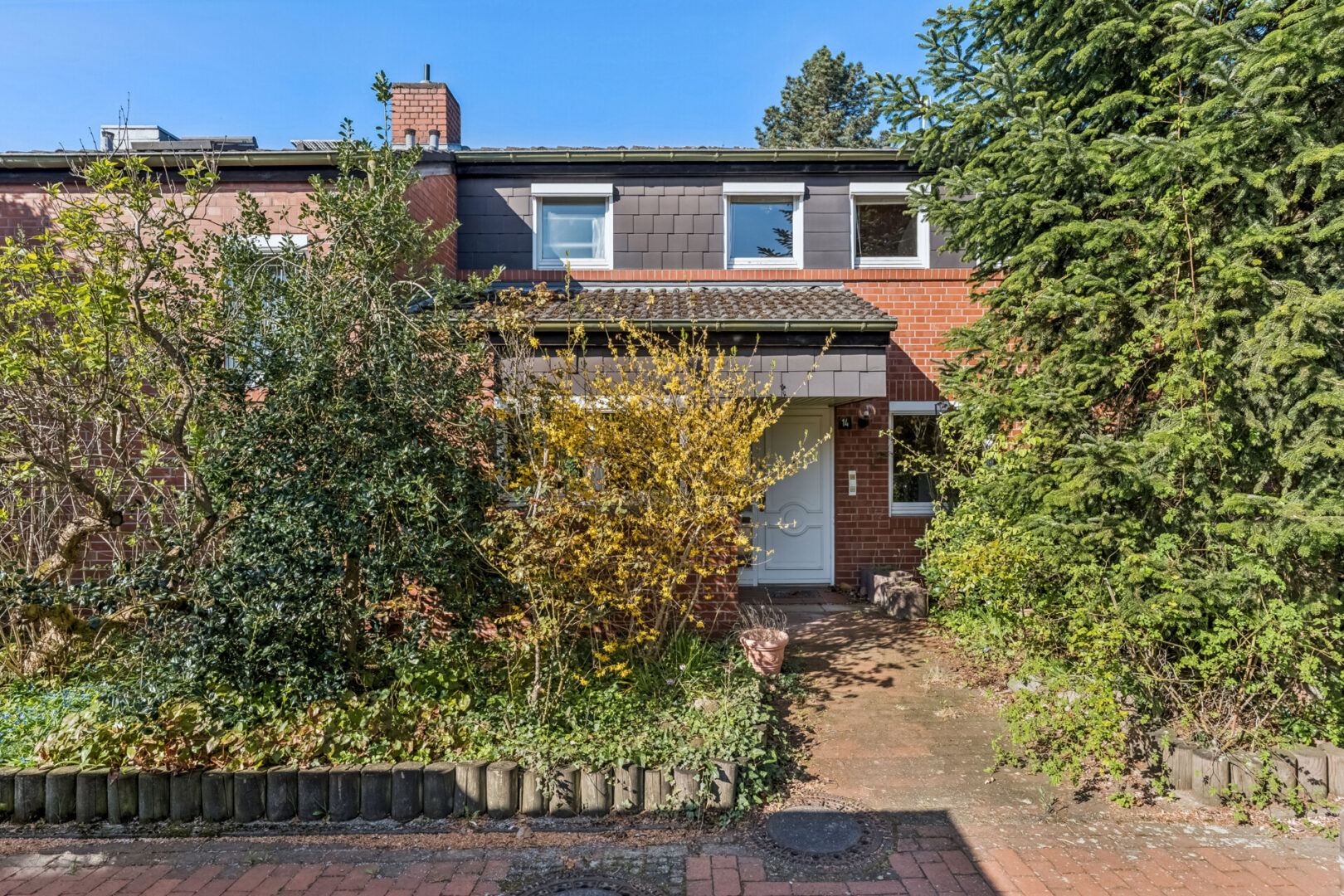 Blick auf das Haus